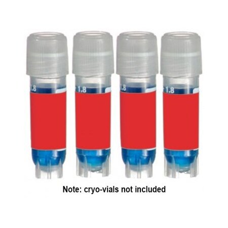 Diversified Biotech Direct Thermal Cryo-Tags, 1.50 x 0.75", Red, 750/rl 249402R